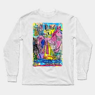 Pink Horse Long Sleeve T-Shirt